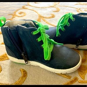 Boys Clark’s Zip-Up Shoes - Seahawks Colors!